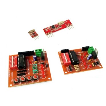 RF 433Mhz RX TX Encoder Decoder board [HT12E & HT12D IC]