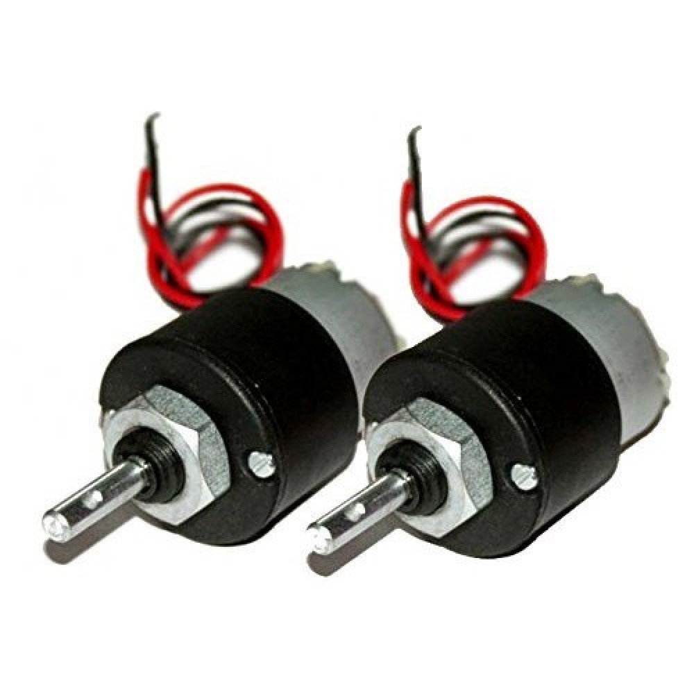12V Dc 1000 Rpm Geared Motor [2 pieces]