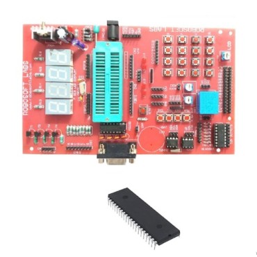 AVR ATMEGA16/32 40PIN Development Board with ATMEGA32 , MAX232 , RTC , AT24C32, ULN2003 IC