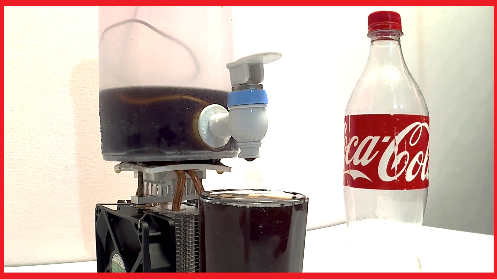 How To Make Coca Cola Soda Cooler Dispenser Fountain Machine | DIY | Life Hacks | Robogeeks